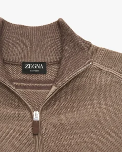 Strickjacke aus Cashmere und Seide