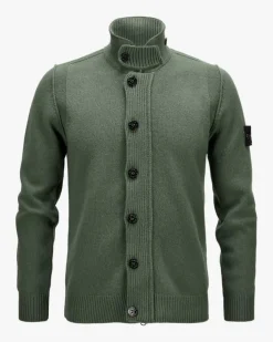 Strickjacke aus Schurwoll-Mix