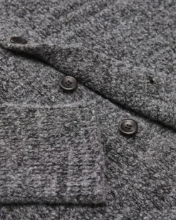 Strickjacke aus Schurwoll-Mix