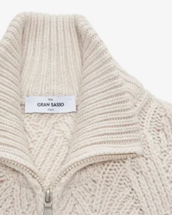 Strickjacke aus Schurwoll-Cashmere-Mix