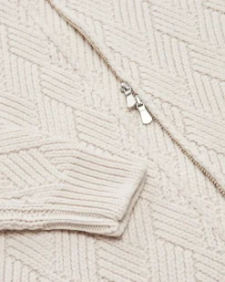 Strickjacke aus Schurwoll-Cashmere-Mix