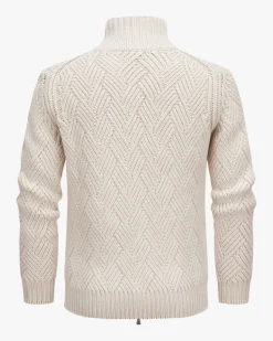 Strickjacke aus Schurwoll-Cashmere-Mix