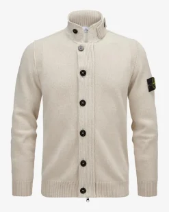 Strickjacke aus Schurwoll-Mix