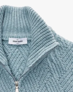 Strickjacke aus Schurwoll-Cashmere-Mix