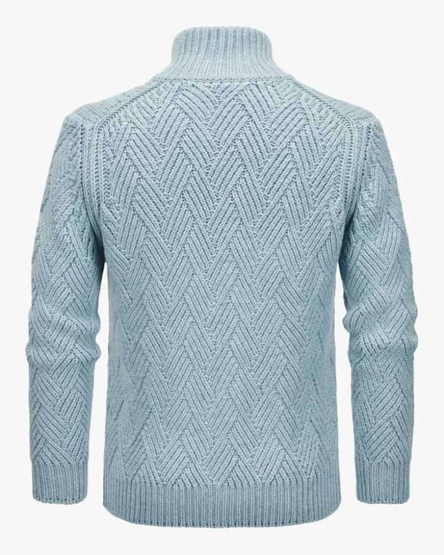 Strickjacke aus Schurwoll-Cashmere-Mix