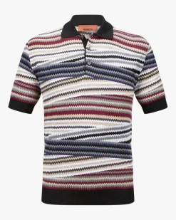 Strick-Poloshirt