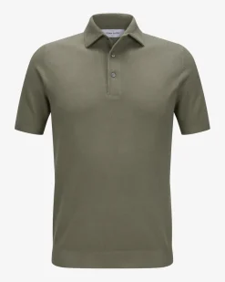 Strick-Poloshirt
