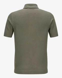 Strick-Poloshirt