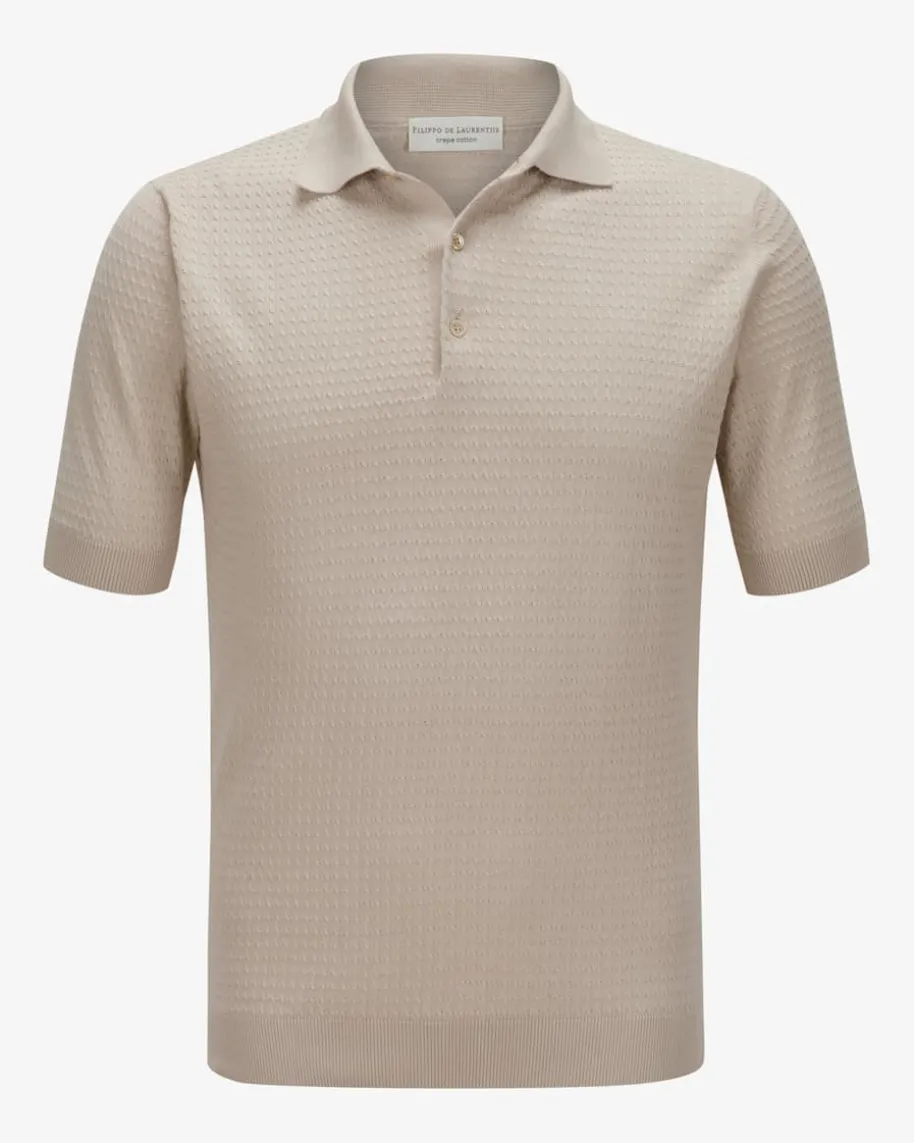 Strick-Poloshirt
