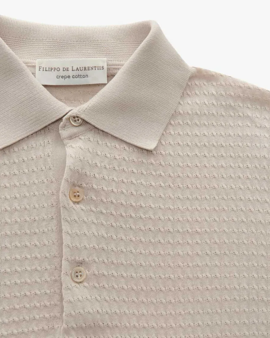 Strick-Poloshirt