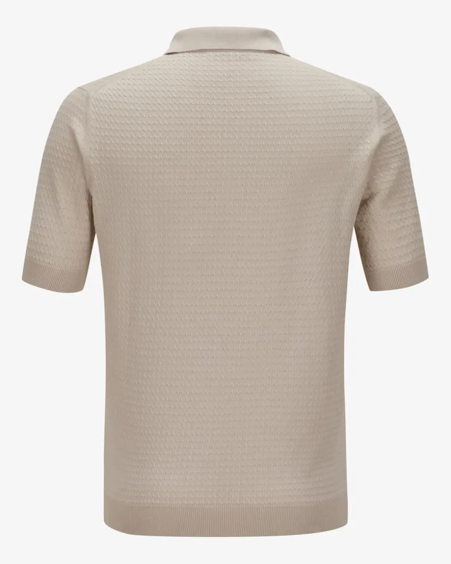 Strick-Poloshirt