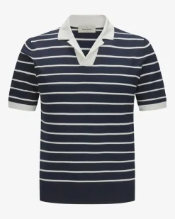 Strick-Poloshirt