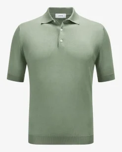Strick-Poloshirt