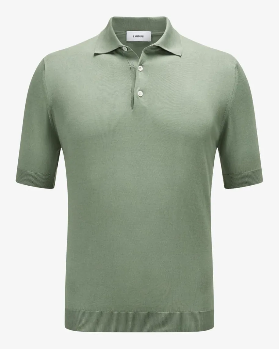 Strick-Poloshirt