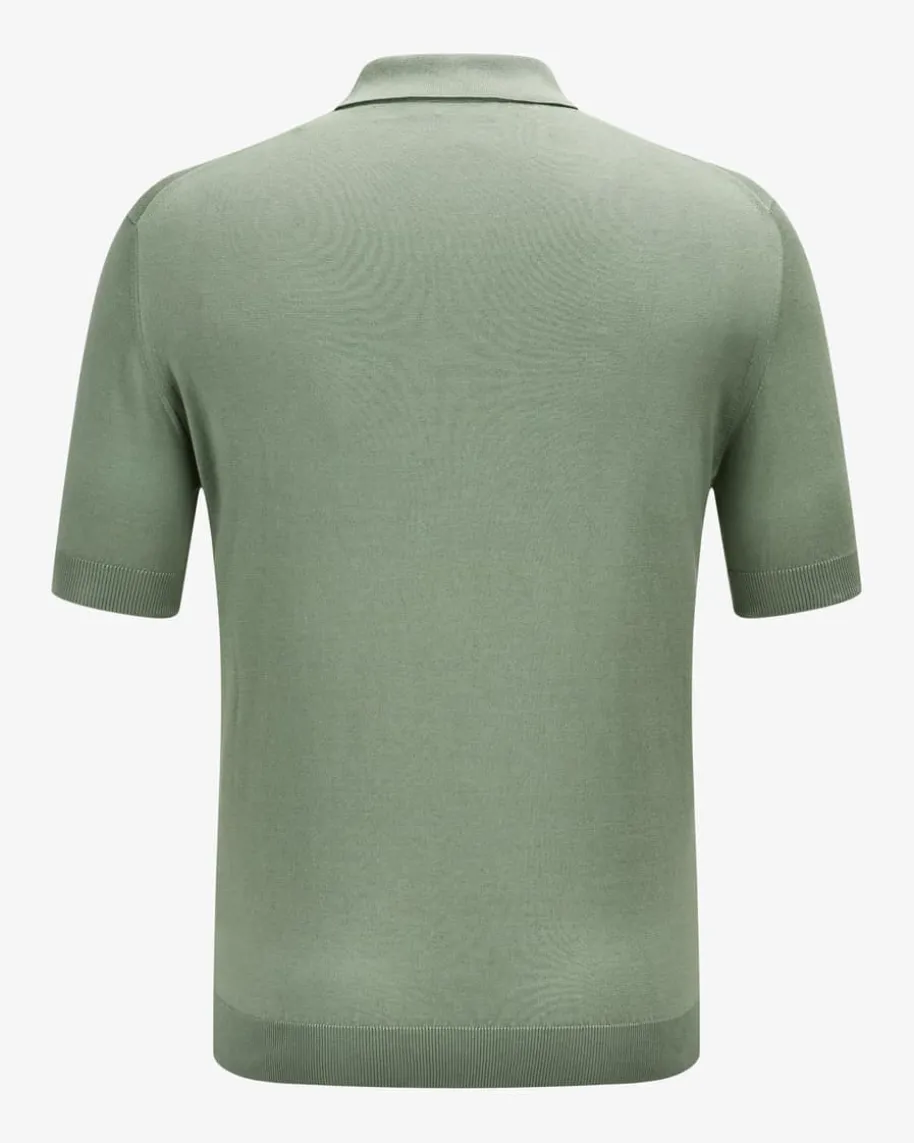 Strick-Poloshirt