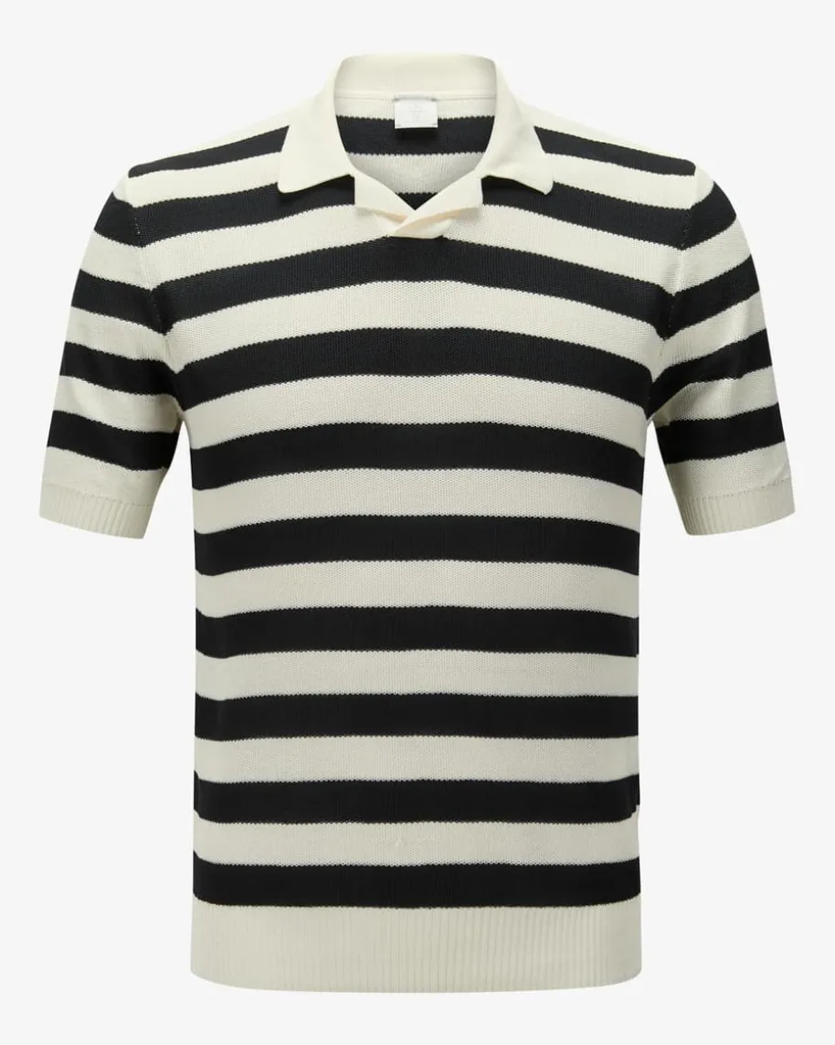 Strick-Poloshirt