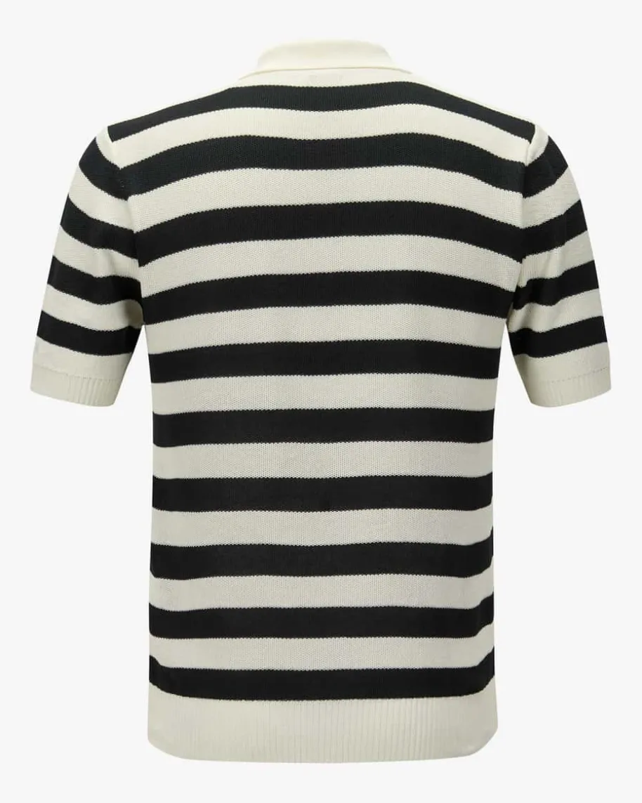 Strick-Poloshirt
