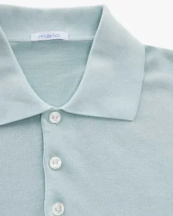 Strick-Poloshirt