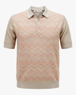 Strick-Poloshirt