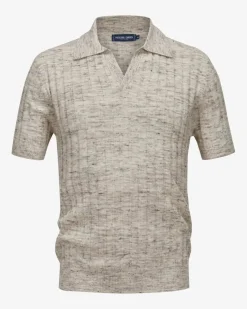 Strick-Poloshirt