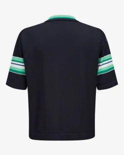 Strick-Poloshirt