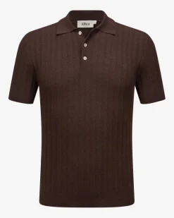 Strick-Poloshirt