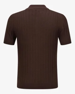 Strick-Poloshirt