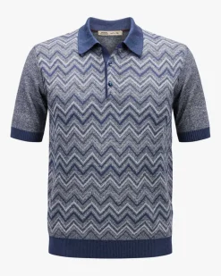 Strick-Poloshirt