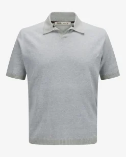 Strick-Poloshirt