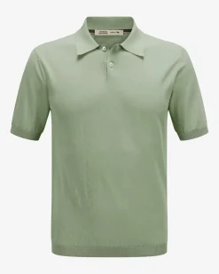 Strick-Poloshirt