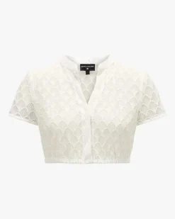 Suri Dirndlbluse Semi-Transparent