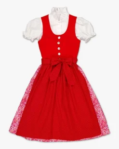 Susanne Dirndl mit Bluse und Schürze