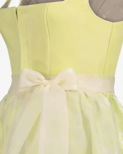 Sylt Midi-Dirndl mit Seidenschürze