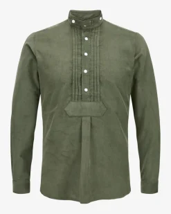 Trachten-Cordhemd Schmal