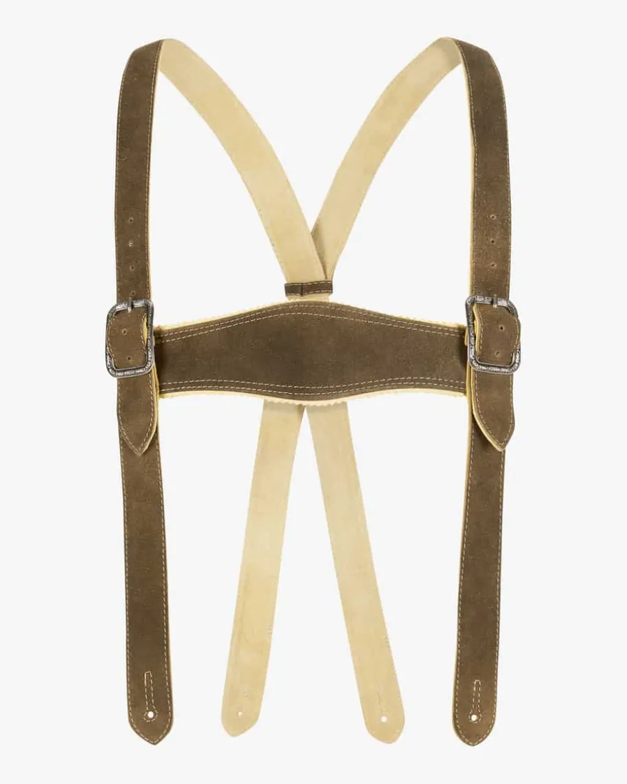 Trachten-Hosenträger aus Ziegenleder