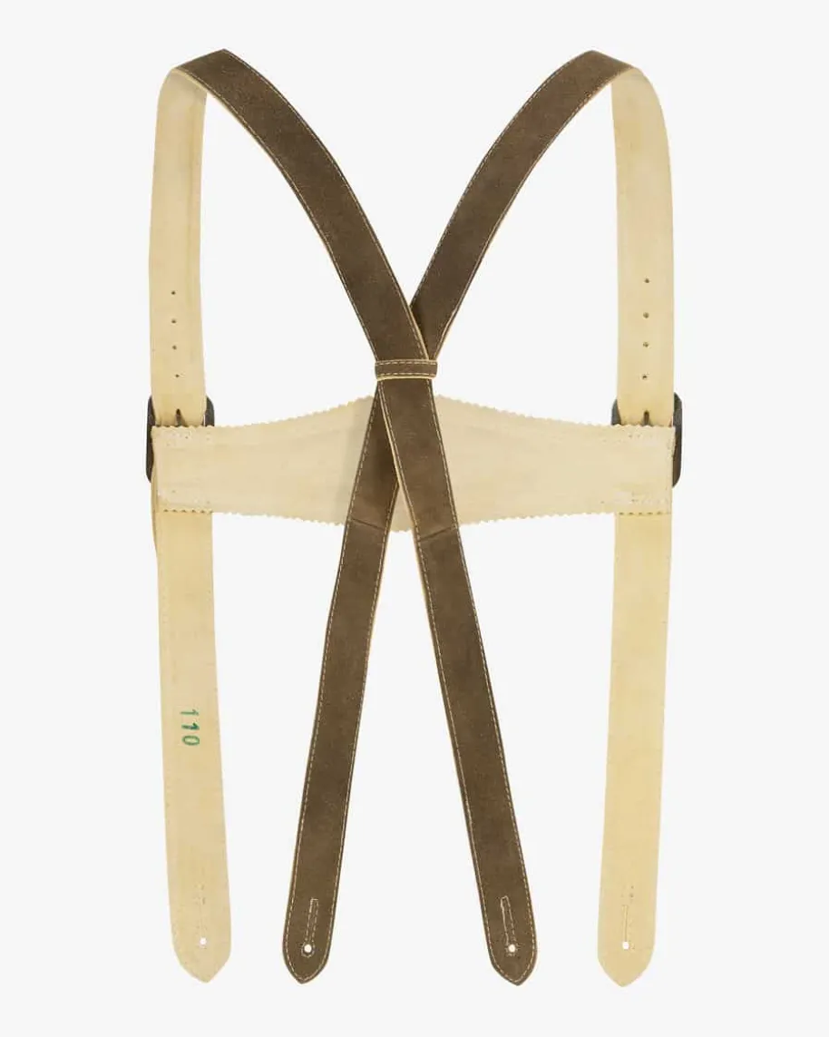 Trachten-Hosenträger aus Ziegenleder