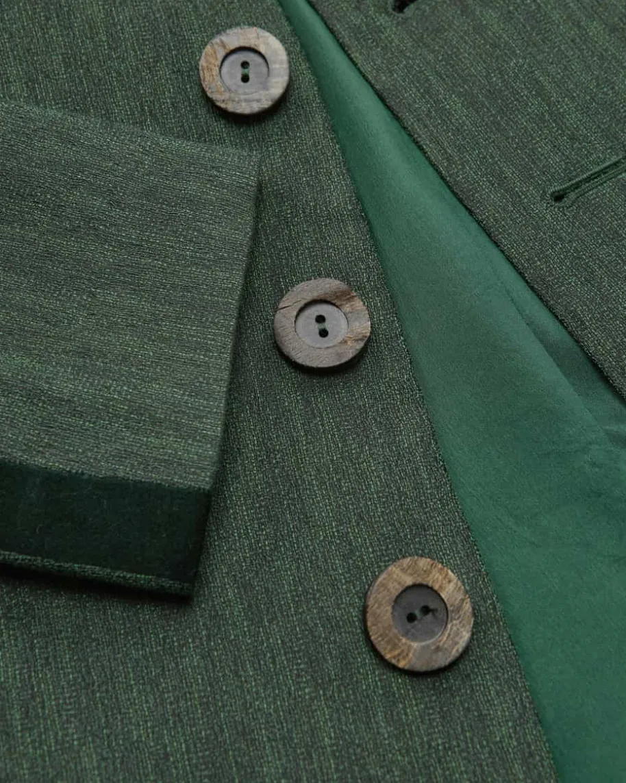 Trachtenjanker aus Baumwoll-Mix