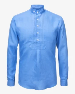 Trachten-Leinenhemd Schmal