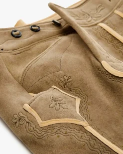 Uffing Lederhose aus Hirschleder