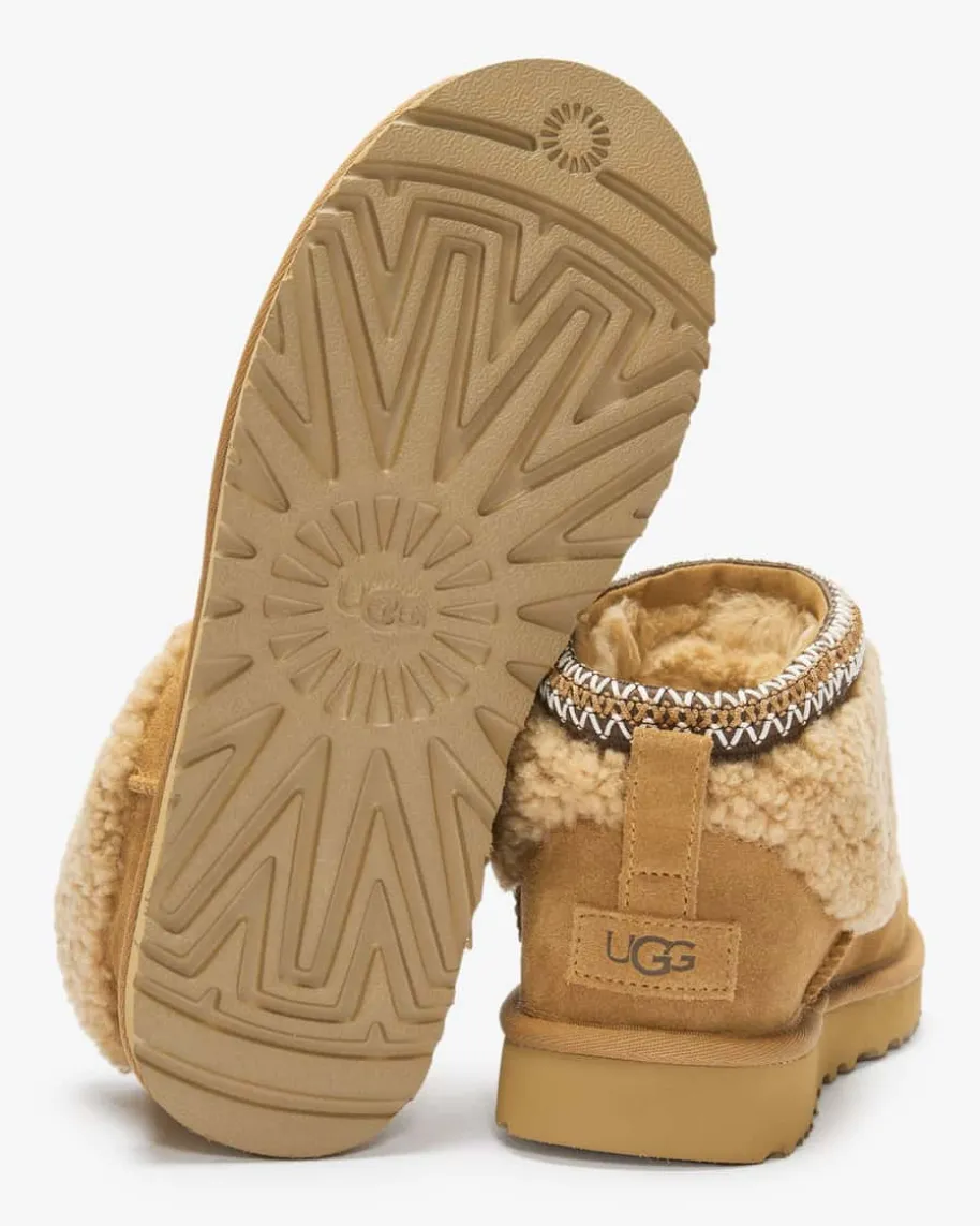 Ultra Mini Curly Boots