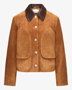 Walters Cropped Barn Lederjacke