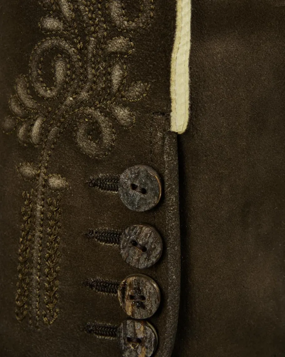 Weitenfels Lederhose aus sämisch gegerbtem Ziegenleder