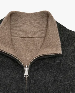 Wende-Cashmere-Strickjacke