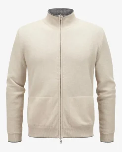 Wende-Cashmere-Strickjacke