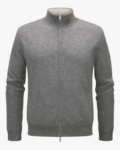 Wende-Cashmere-Strickjacke