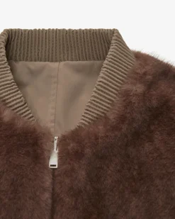 Wende-Kunstfellblouson