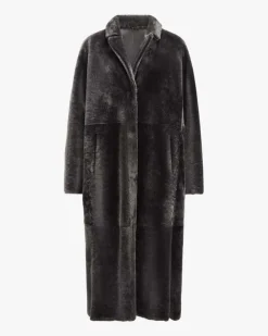 Wende-Lammfellmantel