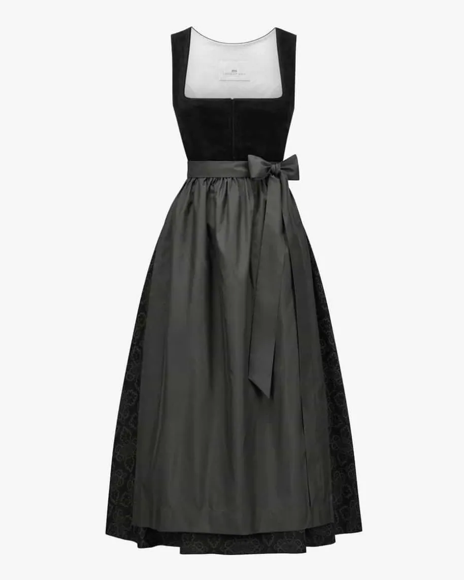 Wiesndirndl lang mit Schürze