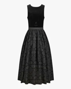 Wiesndirndl lang mit Schürze