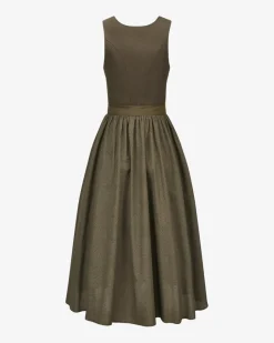 Wiesndirndl lang mit Schürze